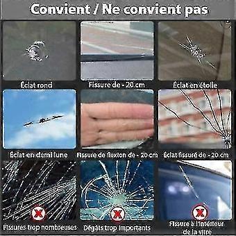 Acheter Kit de réparation de pare-brise de voiture, bandes de résine, lame pour éclats, fissures