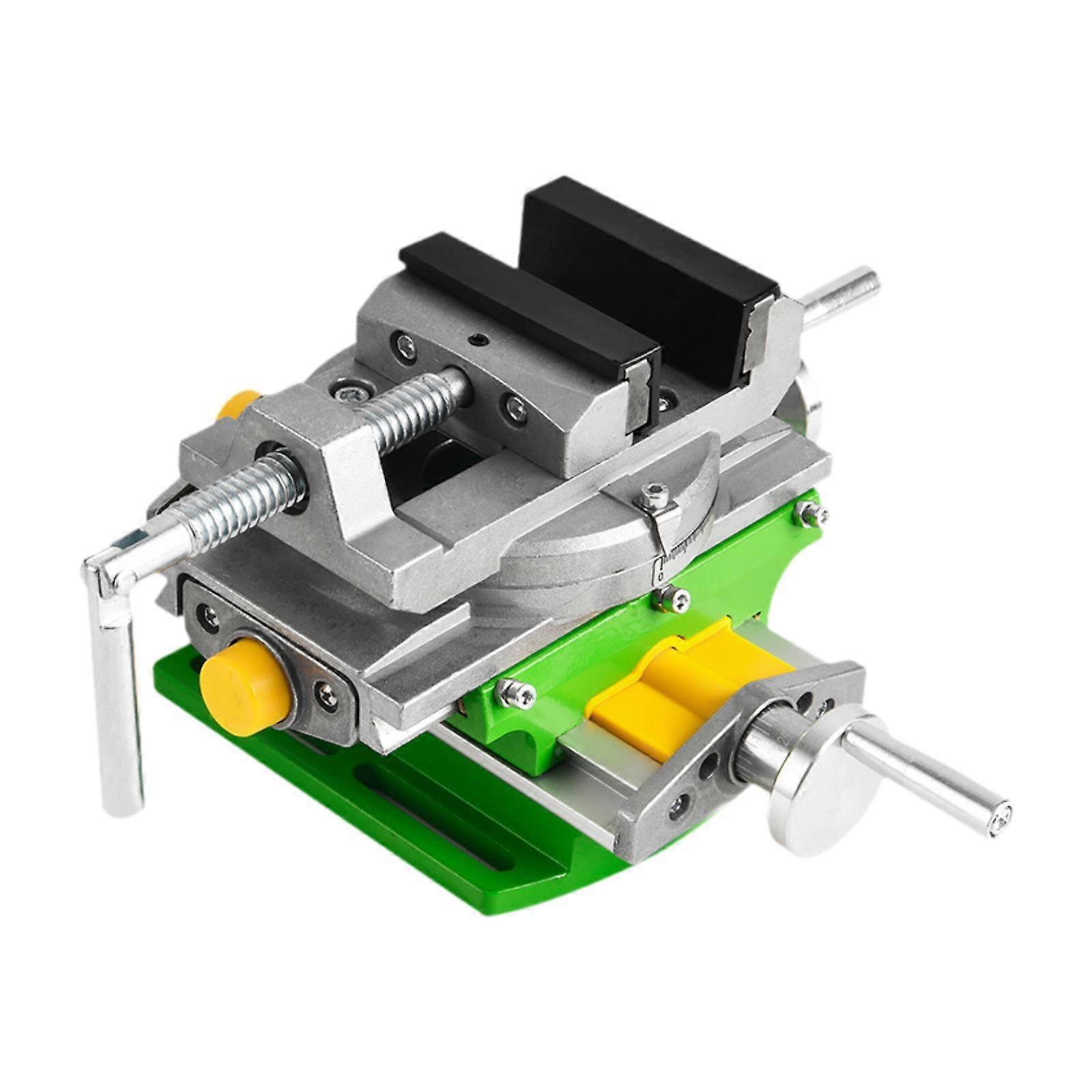 Mini Bench Vise Practical Table Tool Drilling Multifunction Cross Slide Vise