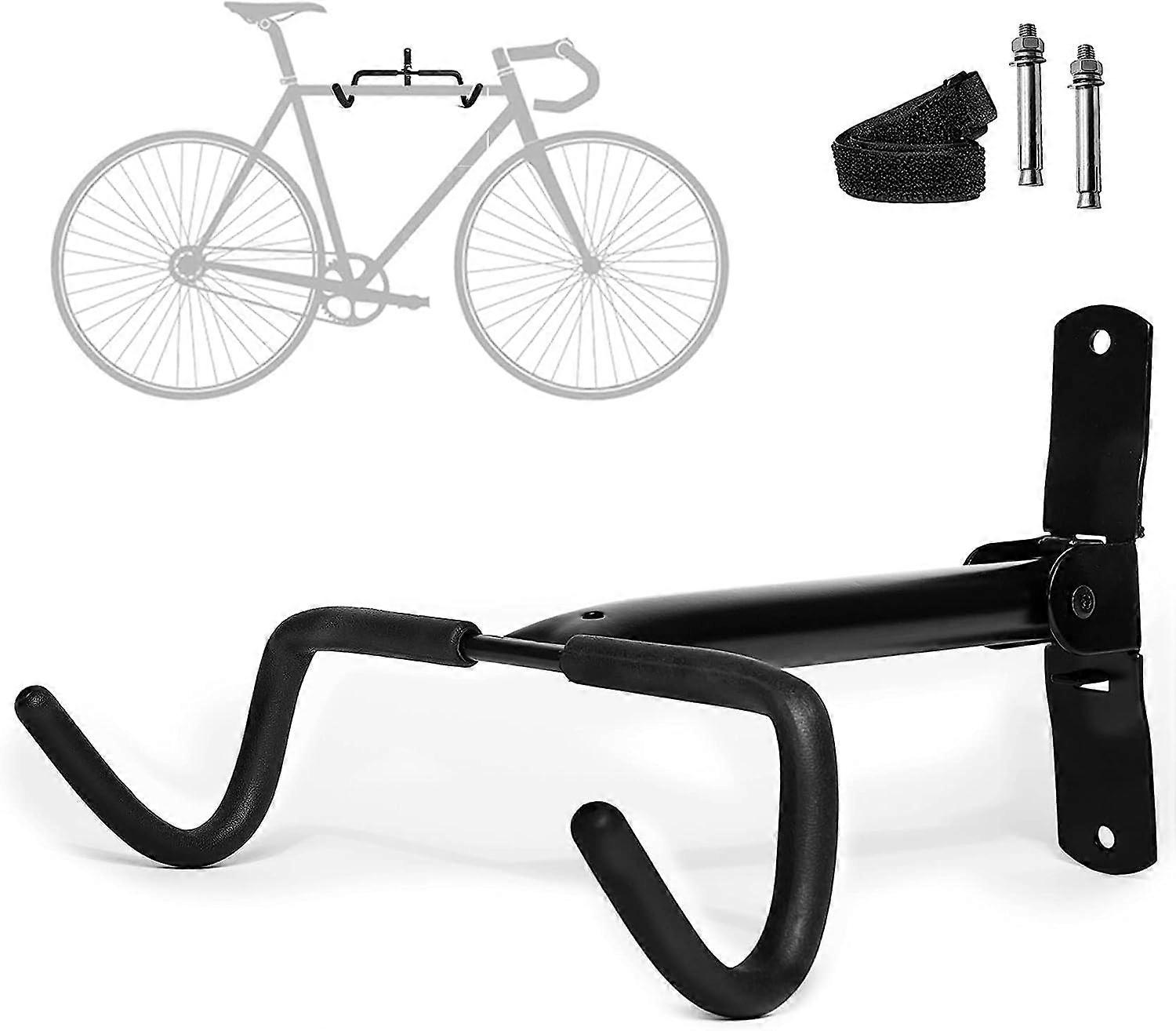 Bicycle wall mounting rack | Bicycle rack storage | Horizontal bicycle storage rack | Adjustable bicycle hook. Heavy bicycle rack hook holder is insta