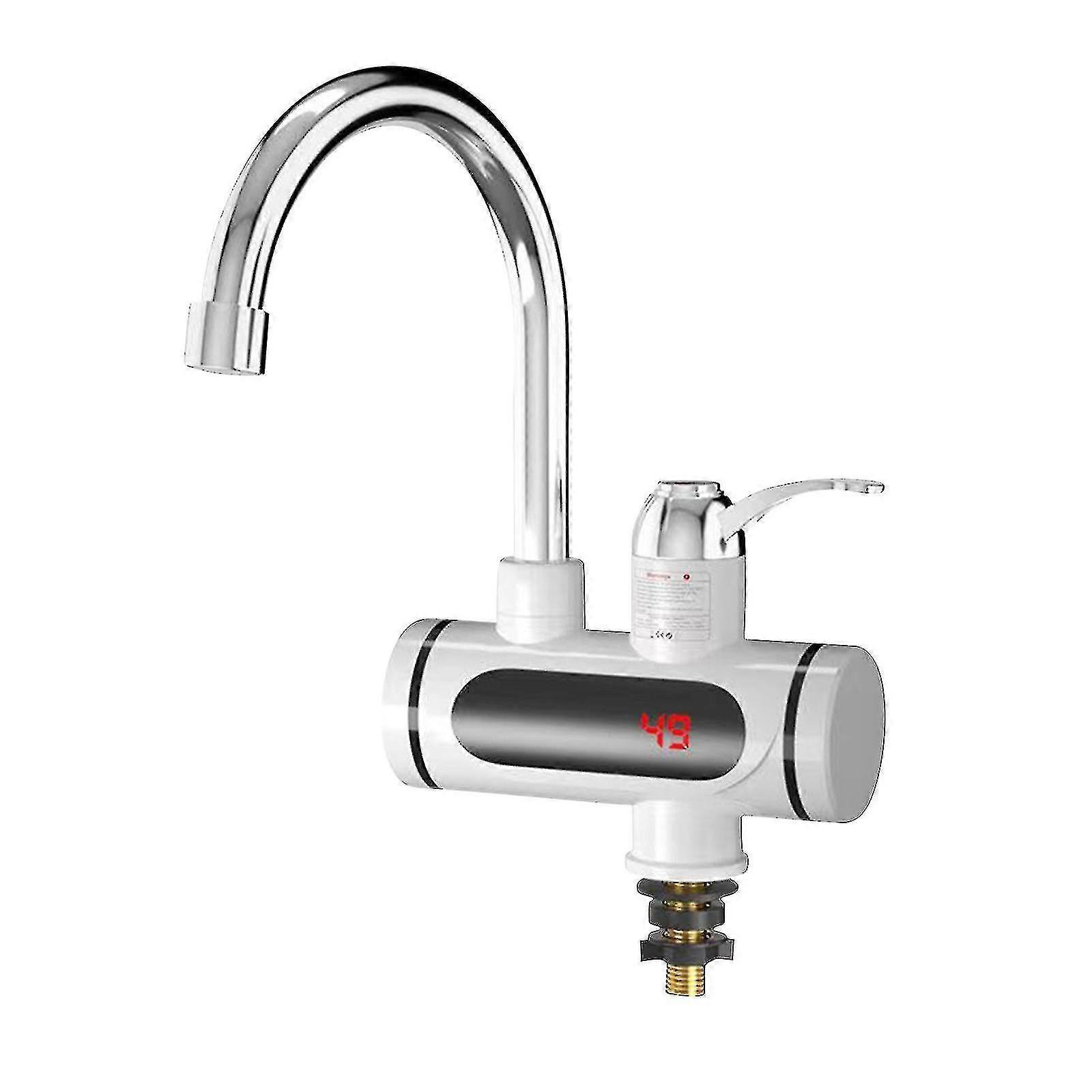 Water Heater Kitchen Faucet Eu Plug Electric Water Heater Digital Display Heater