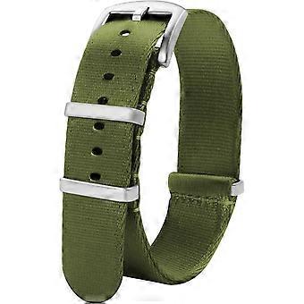 Klokkerem Nylon - Mykt klokkebånd for menn Womem Erstatning - Sailcloth Smart Watch Armbånd Erstatning med lås20mm
