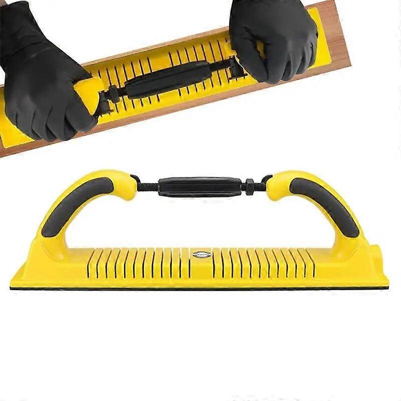 Hand Sander Adjustable Radius Hook And Loop Pad Block Furniture Sander Tool Mini Detail Sander Automotive Sanding Pads Craft