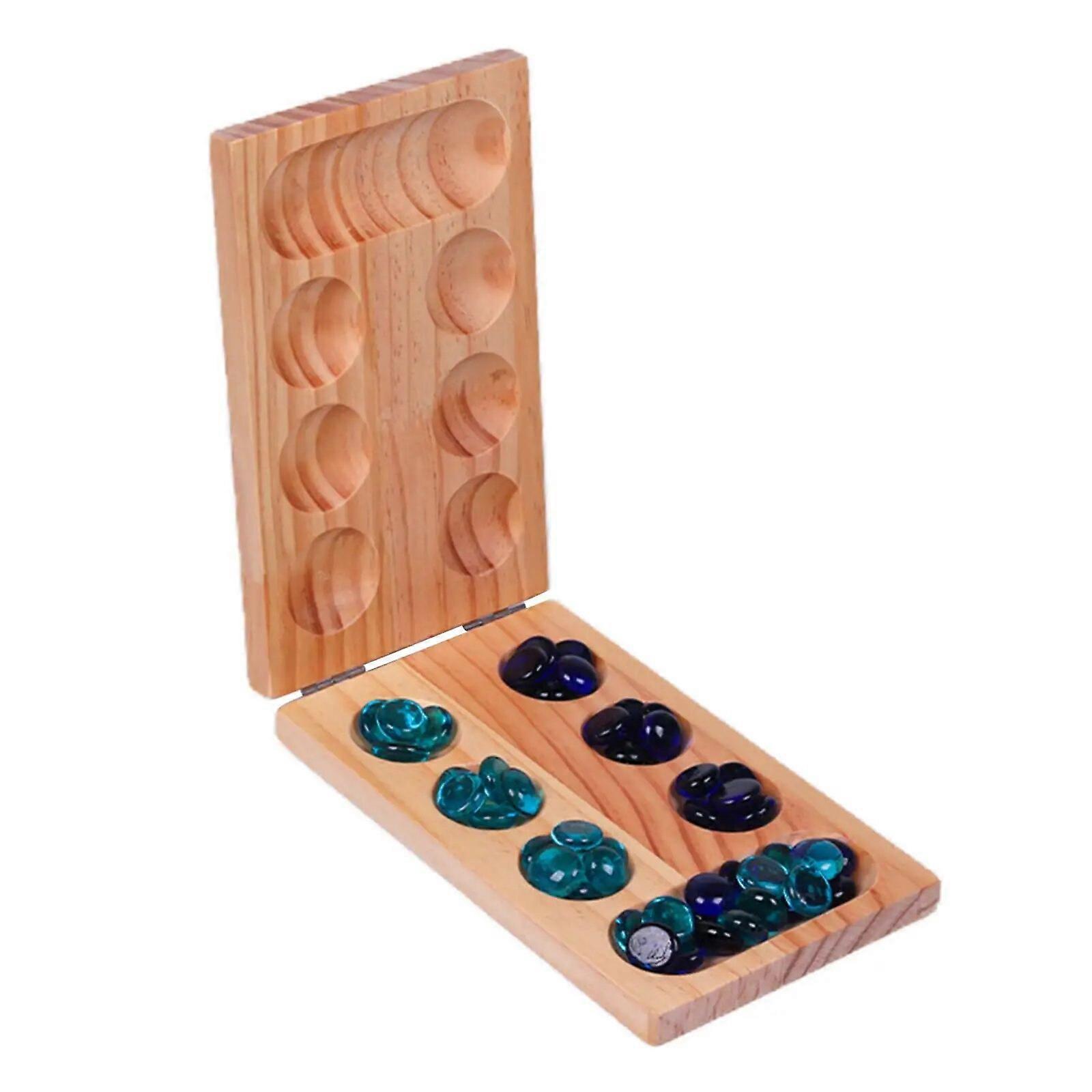 Folding Mancala Board Game  2 Player Game Party Game for Adult Teen Entertainment
