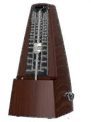 Mechanical Metronome, High Precision, Classic Shape, Dark Wood Grain(,)