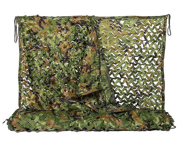Camo Netting for Camping, Hunting, Shooting, Military - Woodland Camouflage