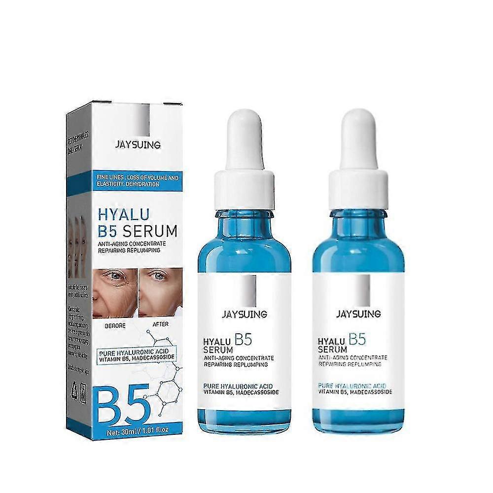 2pcsヒアルB5ヒアルロン酸セラムトリプルアンチエイジングアンチリンクルコンセントレートリペアエッセンス、リプランプスキンスムース30ml