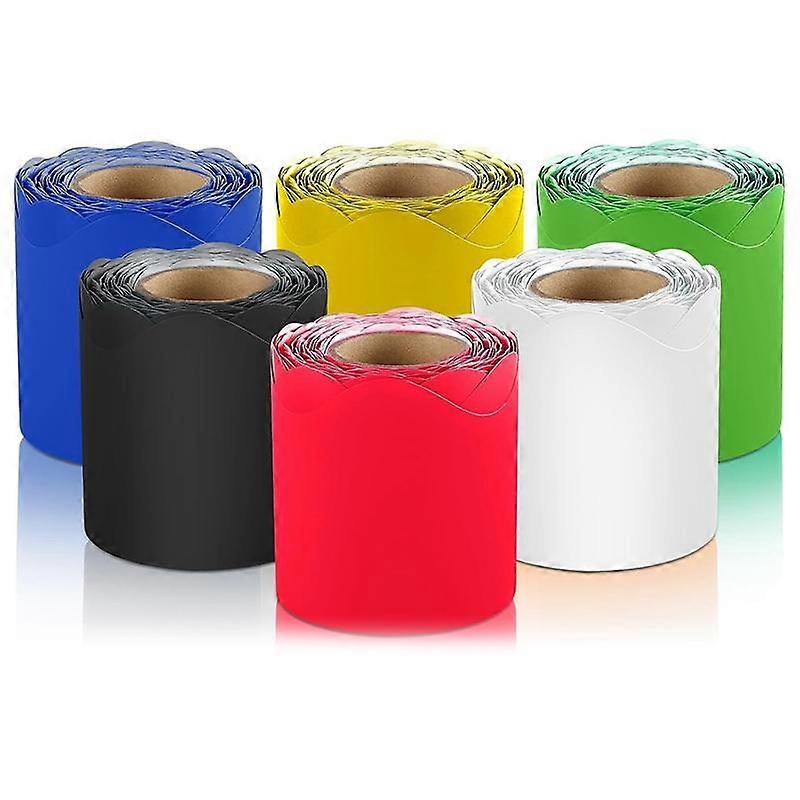 Scalloped Bulletin Board Borders,Classroom Borders for Bulletin Board & Classroom DCor, 36 Ft Per