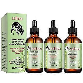 Rosemary Mint Hair Growth Essential Oil - Nourishing Treatment for Split Ends and Dry Hair