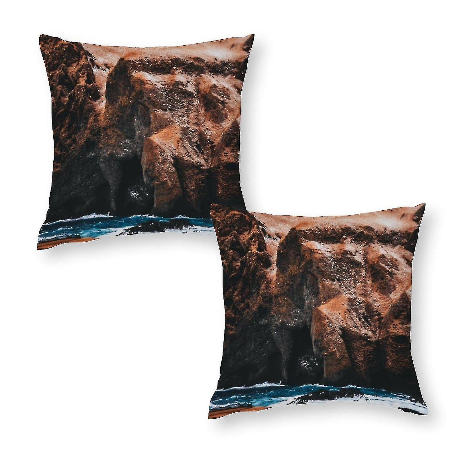 Steep Rock Throw Pillow Covers Set