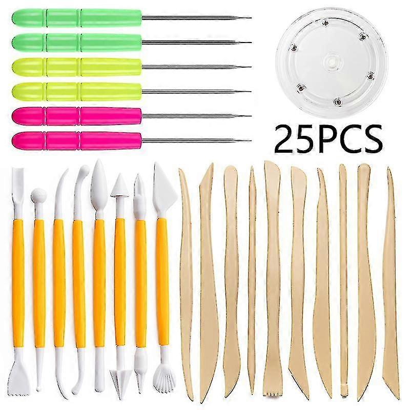 15 Woolly Clay Sculpture Carved Oil Sludge Pottery Fettling Knife Tools