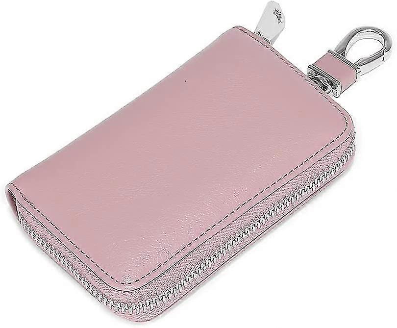 Car Key Holder Multifunctional Leather Zipper Key Case Business Key Purse