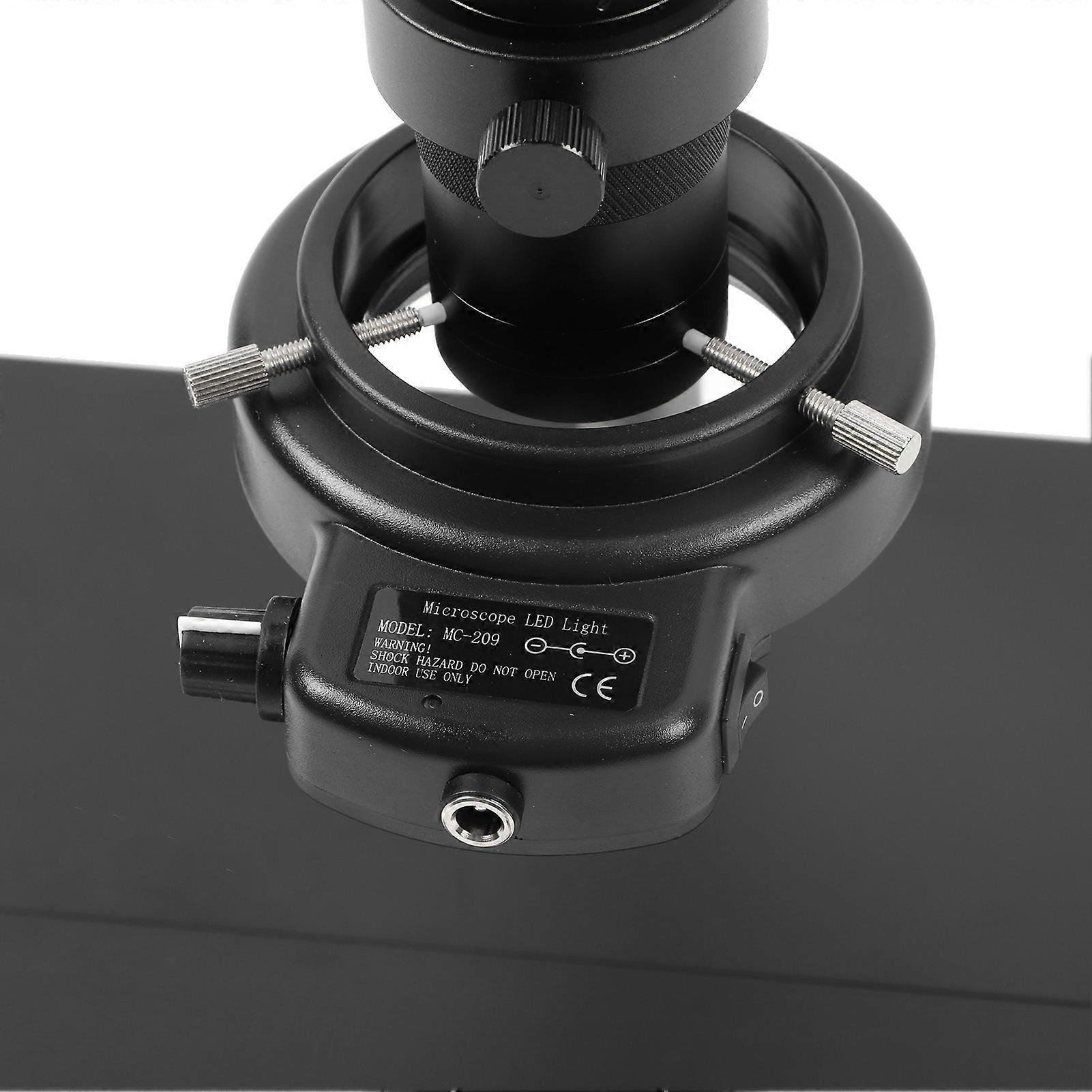 4K USB Microscope Camera 130X C Mount Lens 144LED Light for PCB Repairing Welding