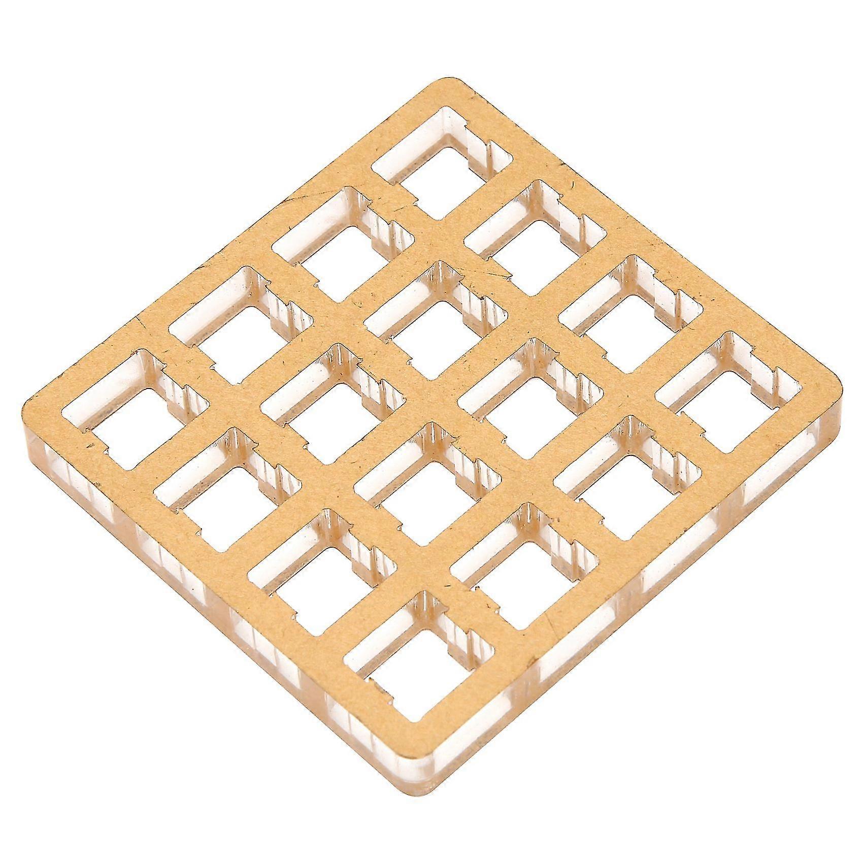16 Key Acrylic Switch Tester Base Testing Tool For Cherry For Gateron Zealio For Kailh Box Switches