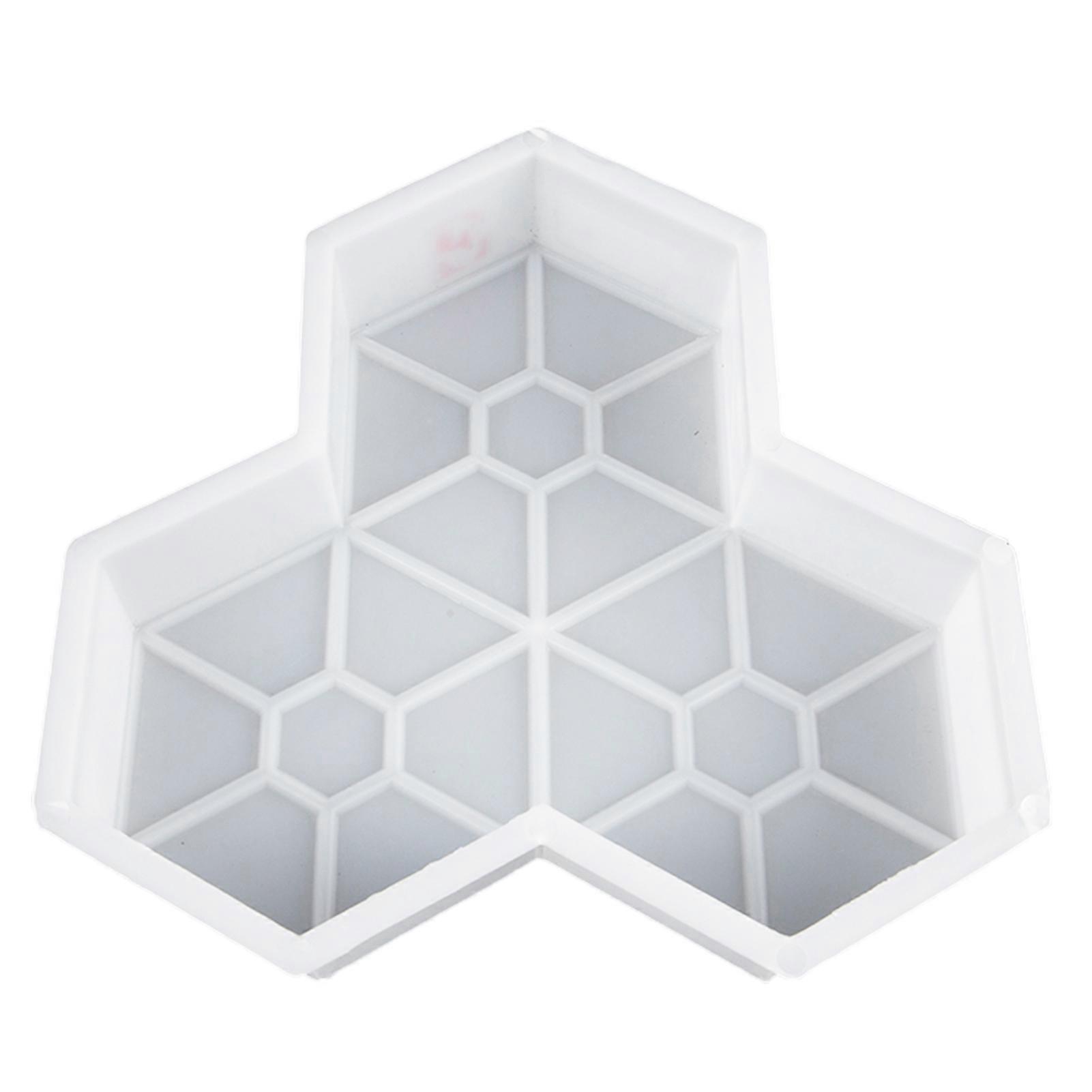 Brick Mold Wear-resistant DIY Maple Leaf Shape Easy Clean Non-stick Concrete Mold for Courtyard KAESI