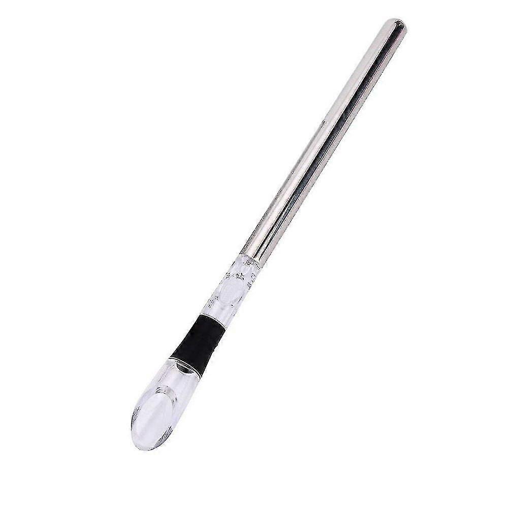 Wine Chiller, 3-in-1 Stainless Steel Wine Bottle Cooler Stick - Rapid Iceless Wine Chilling Rod With Aerator And Pourer - Perfect Wine Accessories Gif