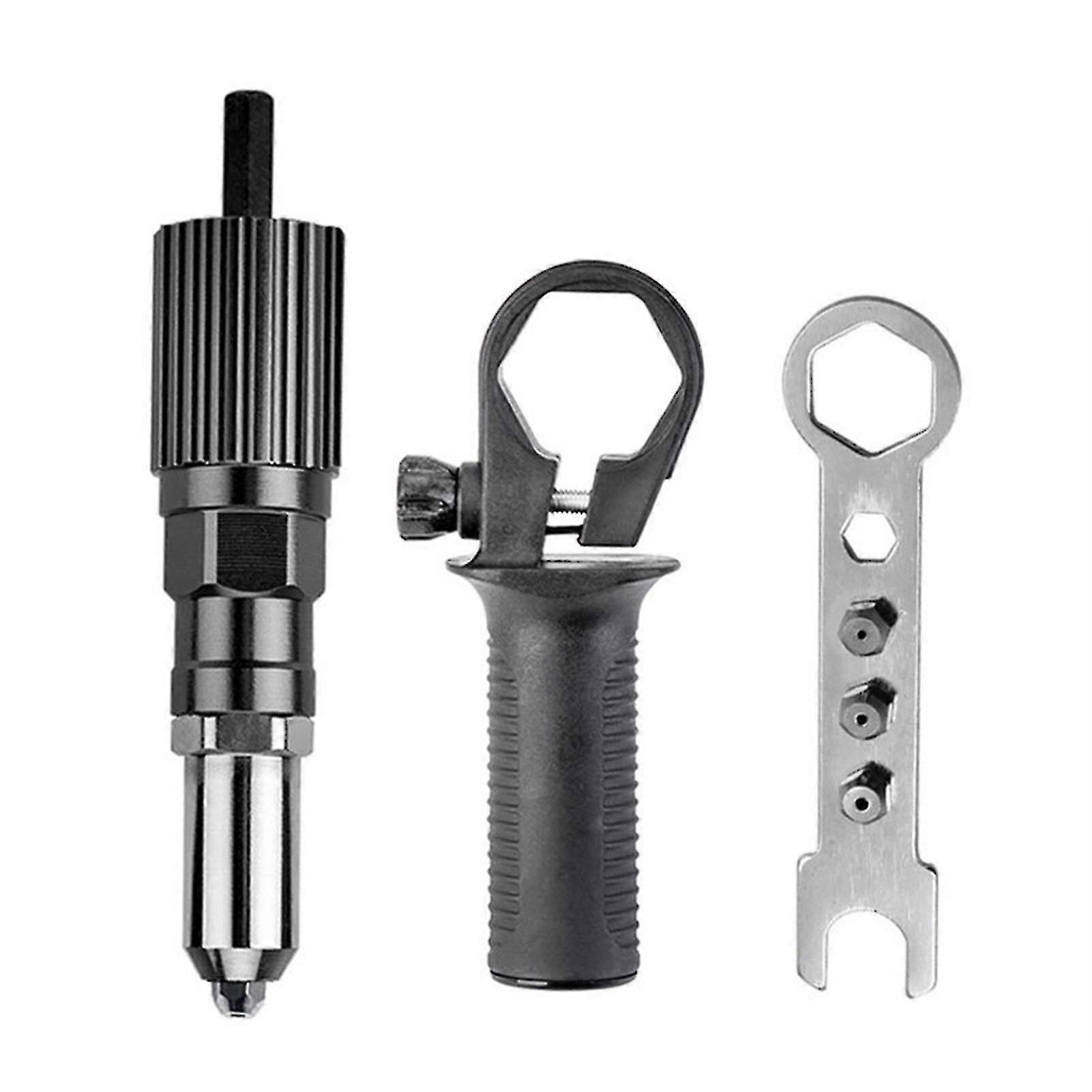 Electric Rivet Conversion Head Portable Rivet Drill Attachment Insert Nut Tool