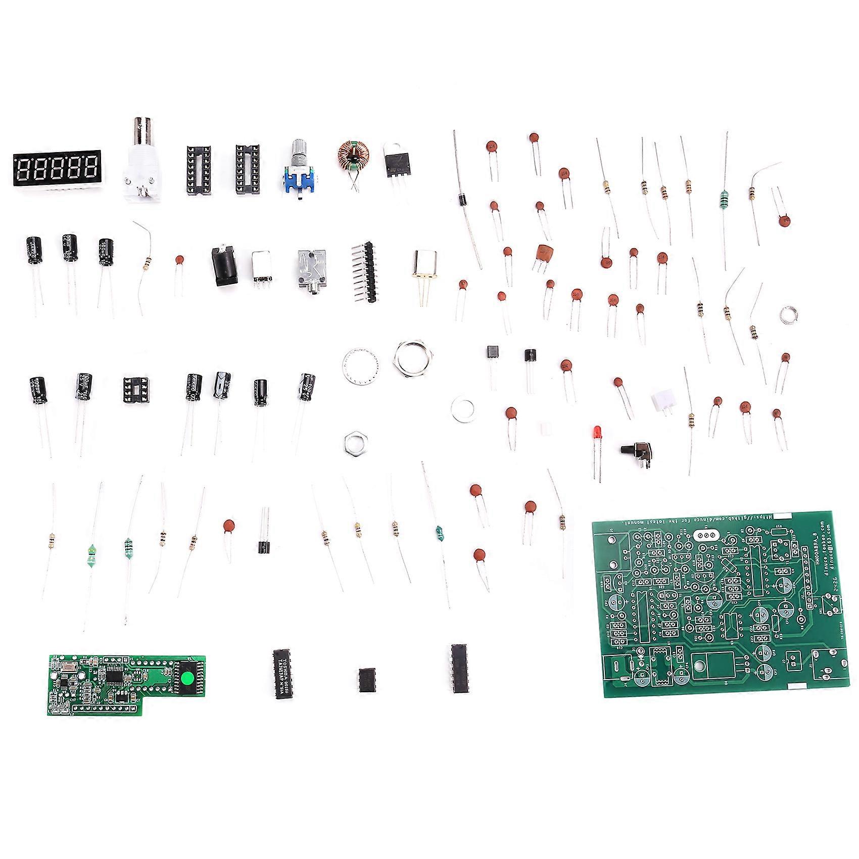 3-23Mhz AM Radio Shortwave Receiver Short Wave Broadcast Signal PLL Receive DIY Kit LED Digital Dis