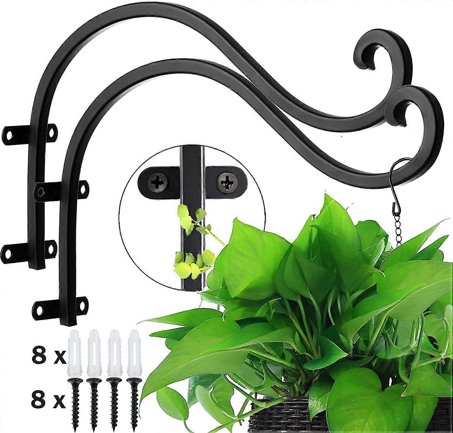 set of 2 Wall hook hanging basket holder