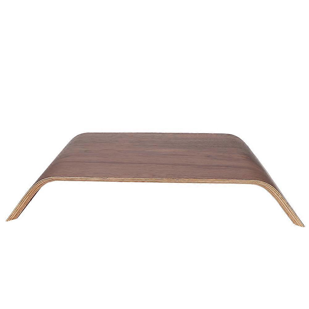 for Samdi Wooden Computer Monitor Stand Universal Bracket for iMac PC Notebook Black Walnut