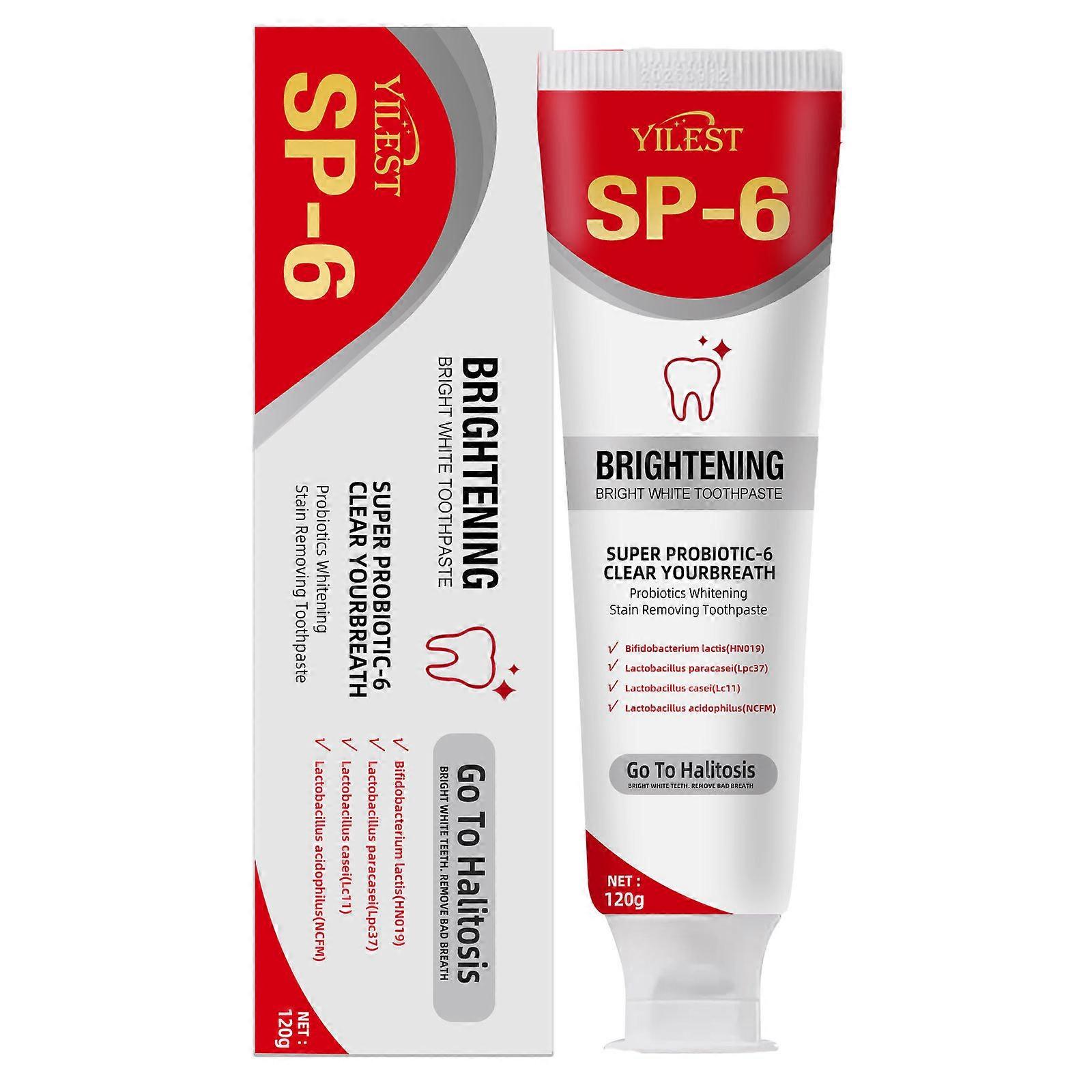 SP-6 Ultra Whitening Toothpaste ,Toothpaste Sp-6 Brightening,Probiotics Bright White Toothpaste,Deep Cleaning Oral Care Toothpaste