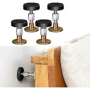 4pcs Bett Anti-Shake Tool, Einstellbare Gewindebettrahmen Anti-Shake Tool, Kopfteil Stopper