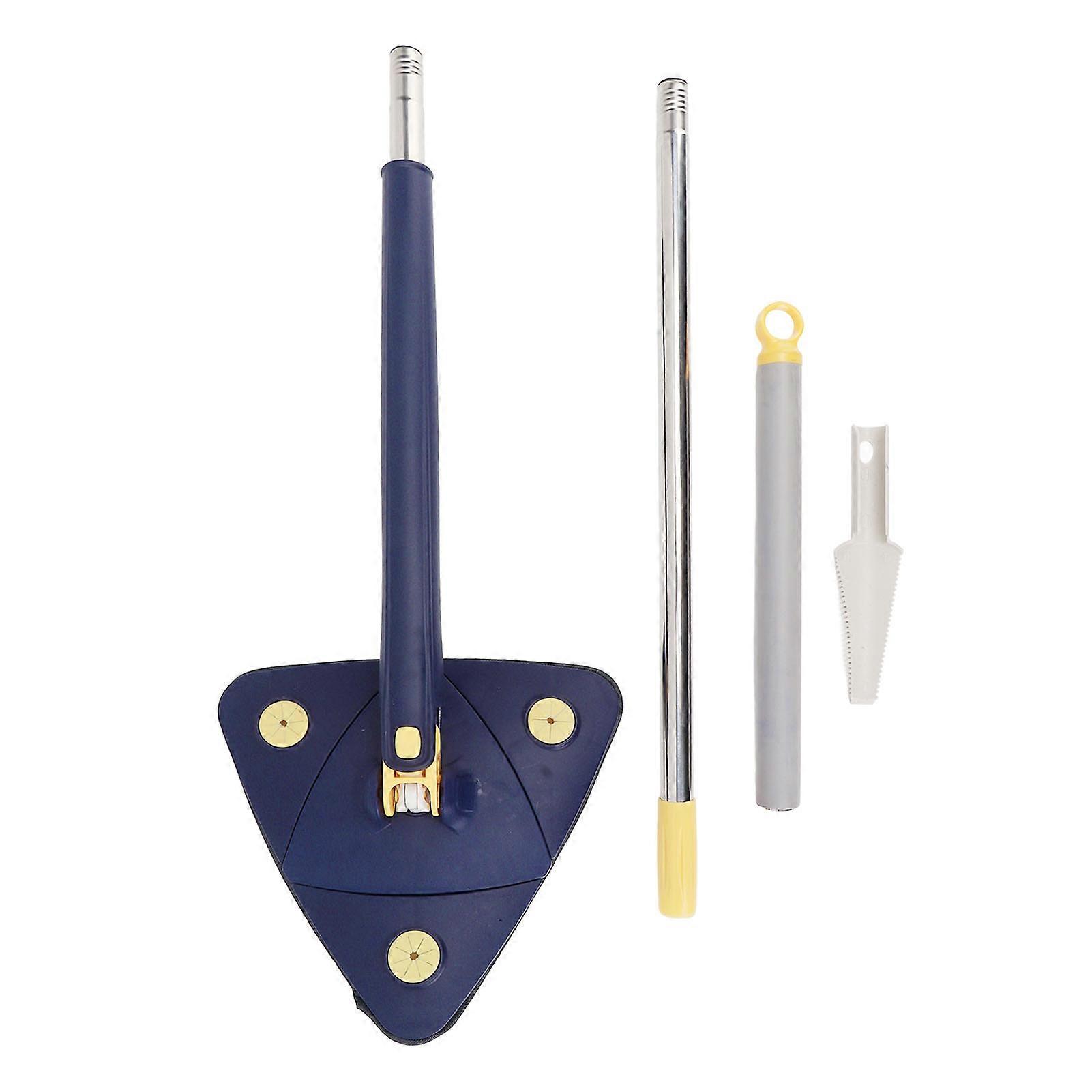 Adjustable Rotatable Triangular Mop Multifunction Wall Cleaning Mop With Long Handle Hand Washing Free Ceiling Mop