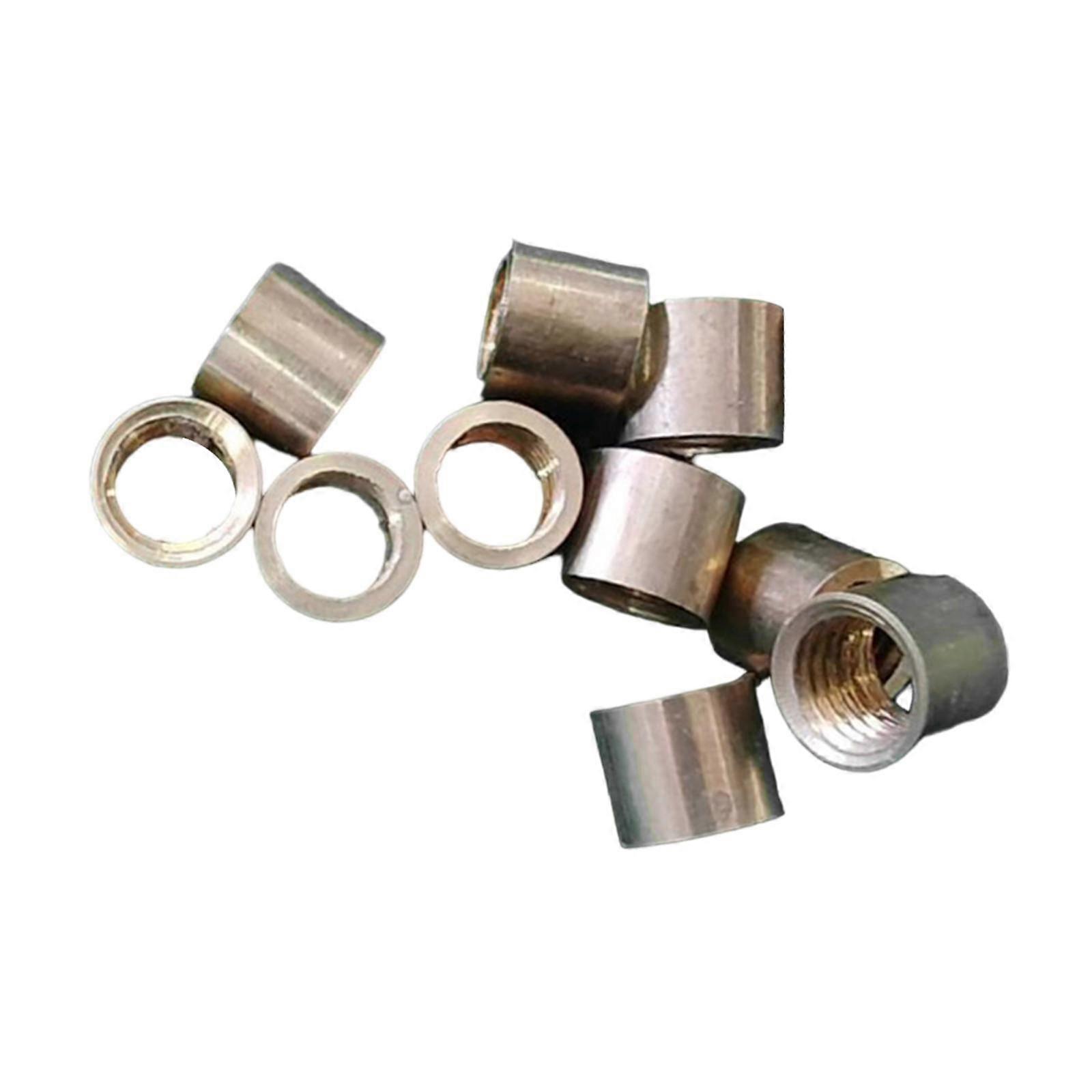 10 Stück Billardqueue-Stick-Ferrule Ersatz Kupfer-Billardqueue-Spitzen-Ferrule 9,5 mm