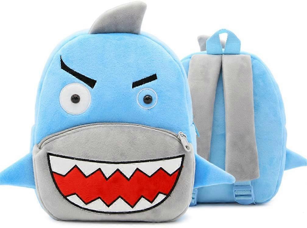 Shark Children Preschool Plush Backpack