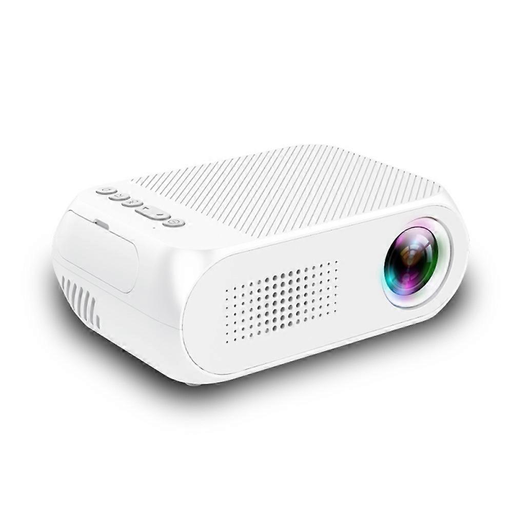 YG320 High-definition Projector, Portable 1080p High-resolution Home Theater Player, Compatible with a Variety of Devices, with Built-in Power Supply 
