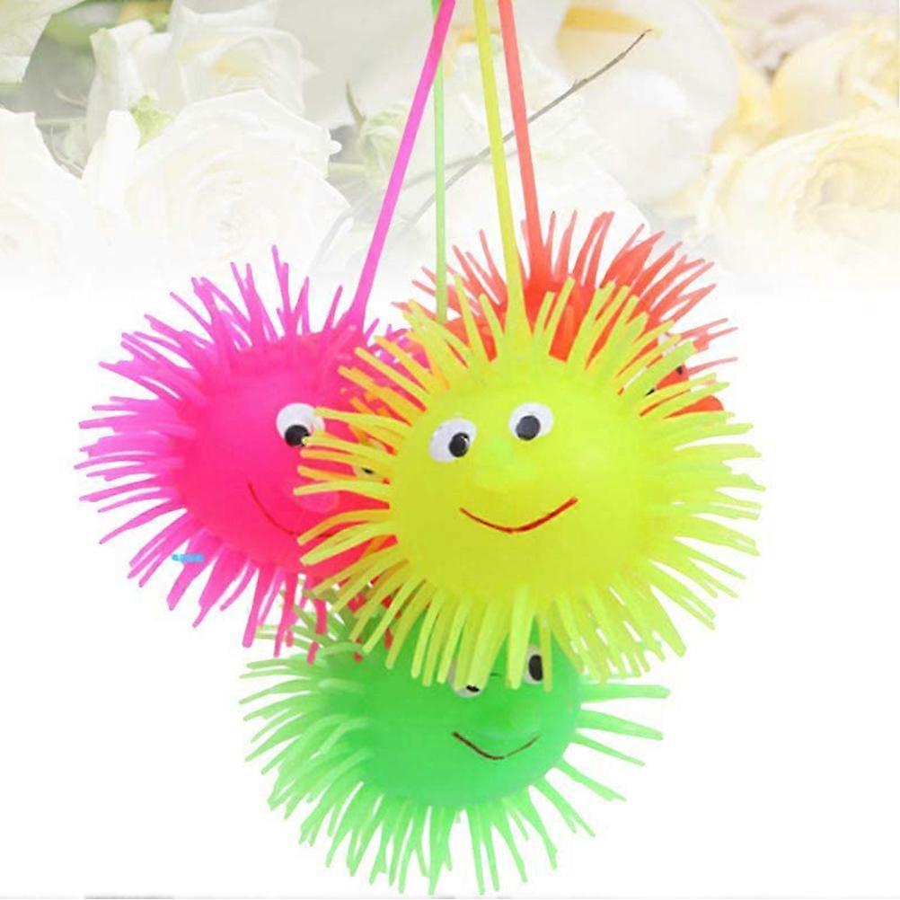 Random Color Glowing Buffer Glowing Hedgehog Ball Elasticity Flash Hair Ball