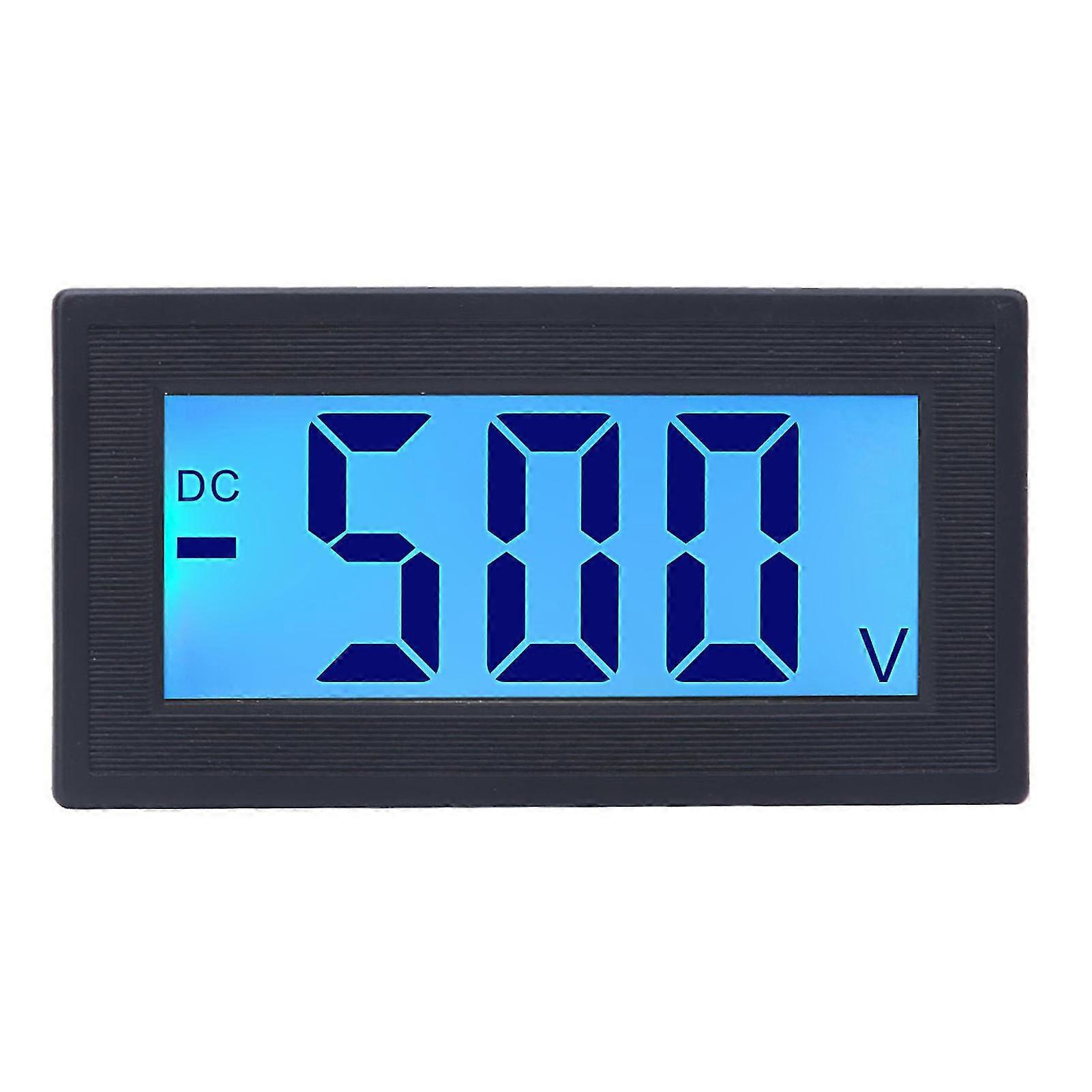 0-500V DC Digital Voltmeter LCD Display Voltage Meter AC100-240V Power Supply