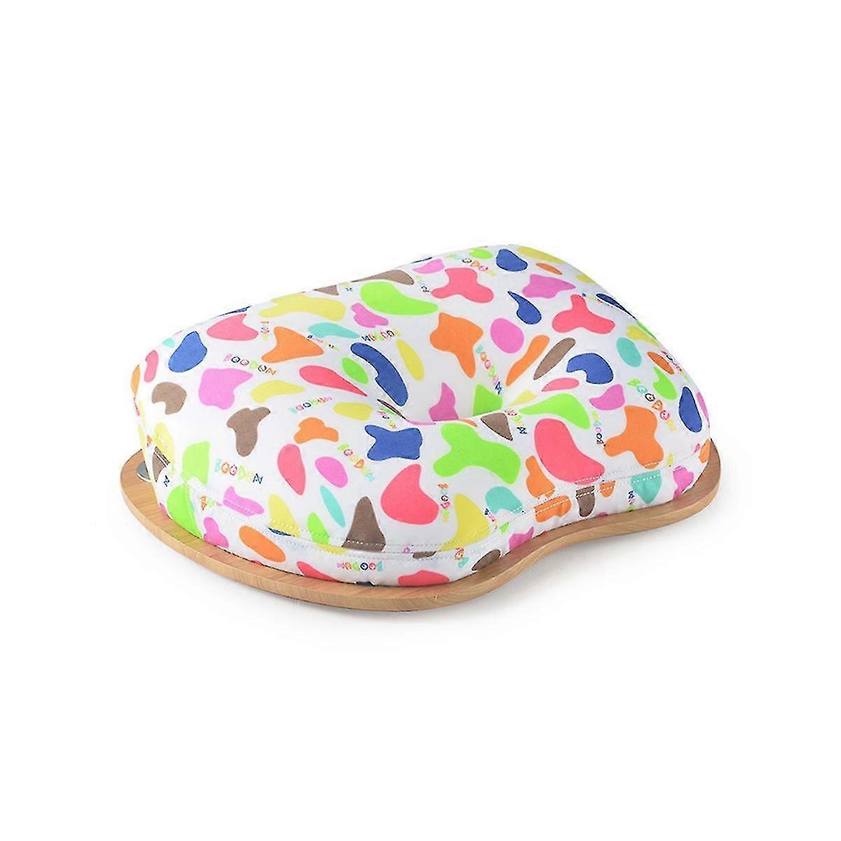 Lap Desk Med Pillow Cushion Bærbar Bambus Laptop Tabell Pillow Lap Desk Learning Desk For 14 tommers Computer Notebook B