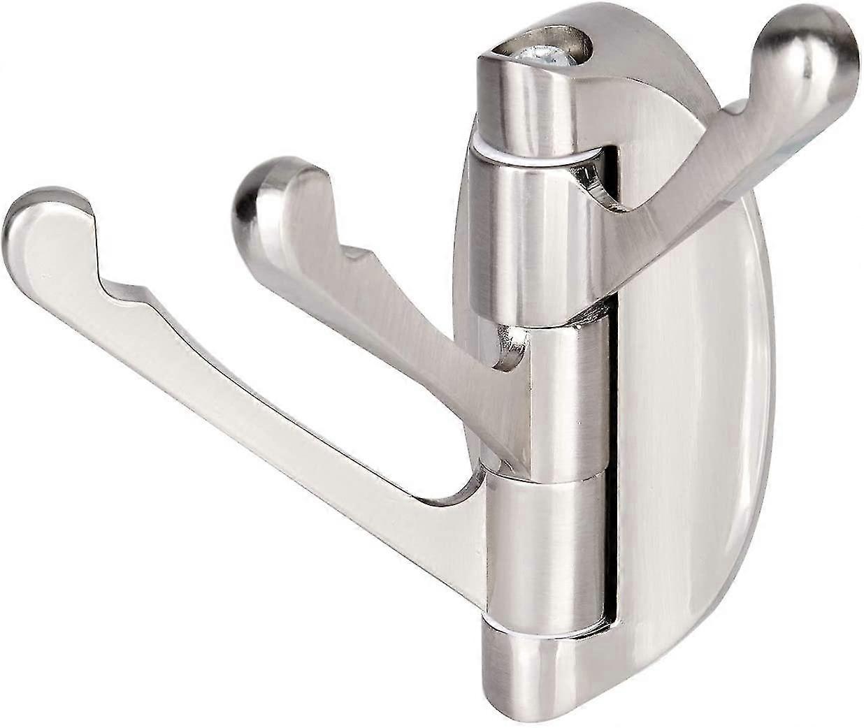 Coat Hook, Solid Metal Rotatable Hook Folding Swing Clothes Hanger