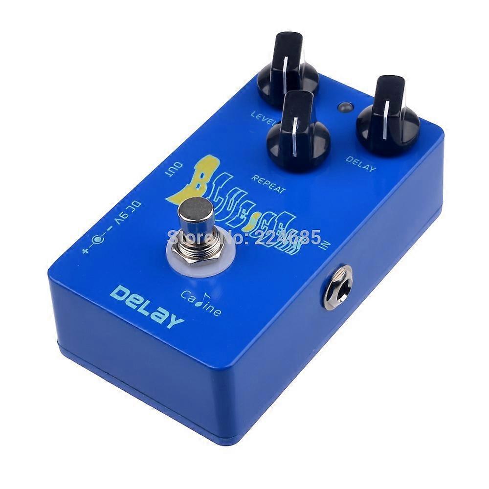 Delay Guitar Deler Elektrisk gitar Effect Pedal True Bypass Multi Effect Guitarra Caline Cp-19 Blue Ocean Delay Tuner Tremolo
