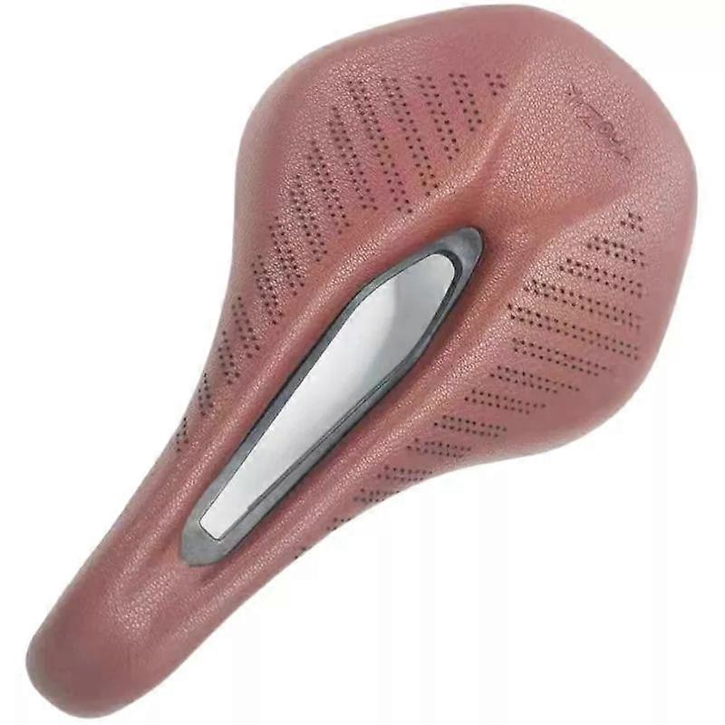 MTB Bike Saddle Low Wind Resistance New Design Hollow Titanium Alloy Rail Imitation Leather Bicycle Saddle