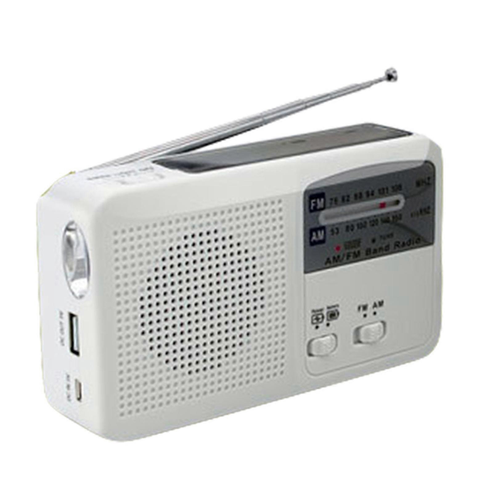 Multi-Function AM/FM Radio Portable Weather Function Solar Hand Crank Radio