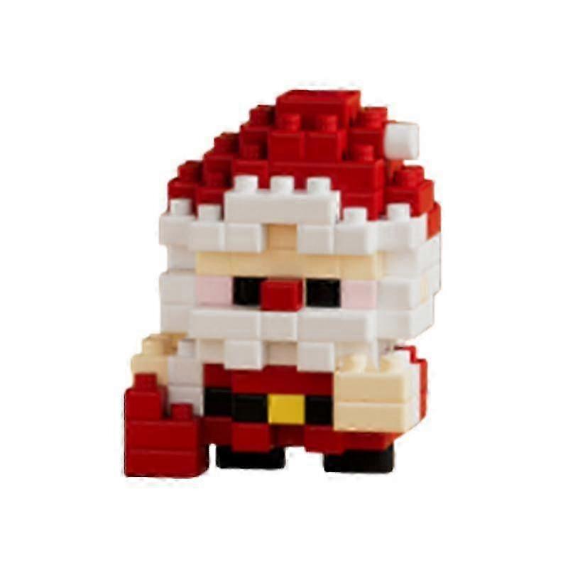 Compatible LEGO Q Mini Santa Claus, Plastic Material, 3.2*2.4*4.16 cm (1.3*0.9*1.6 in)