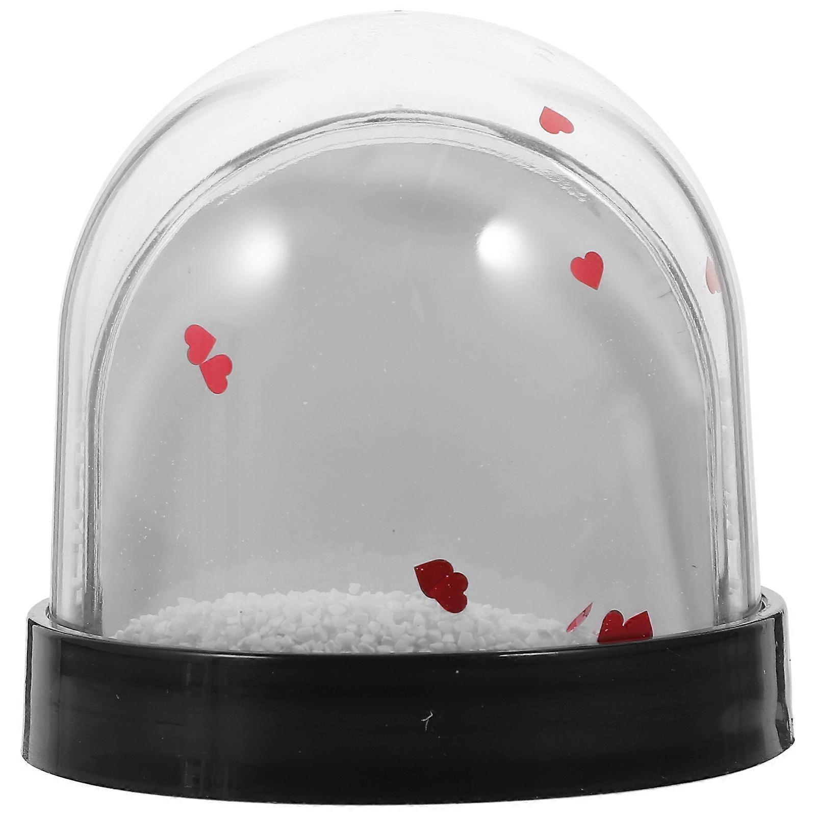 Photo Snow Globe Diy Snow Globe with Sublimation Blank Paper Blank Picture Snow Globe