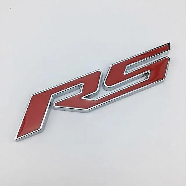Car 3d Metal Stikcer Rs Emblem Letters Car Badge Trunk Decal For Chevrolet Chevy Blazer Onix Sonic Rs Car Stikcer Accessories