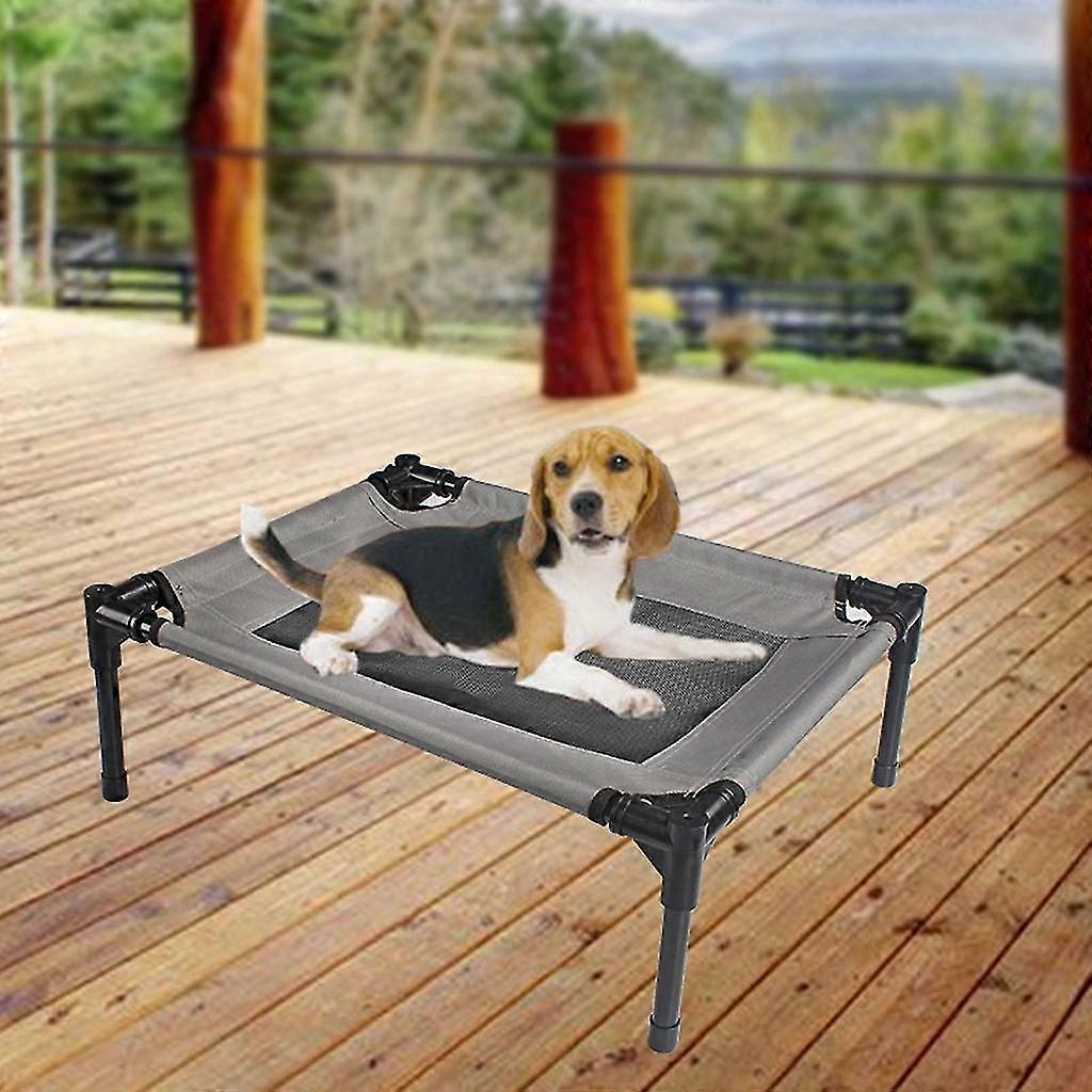 Elevated Dog Bed Raised Pet Cots For Small Dog Breathable Mesh Durable Frame