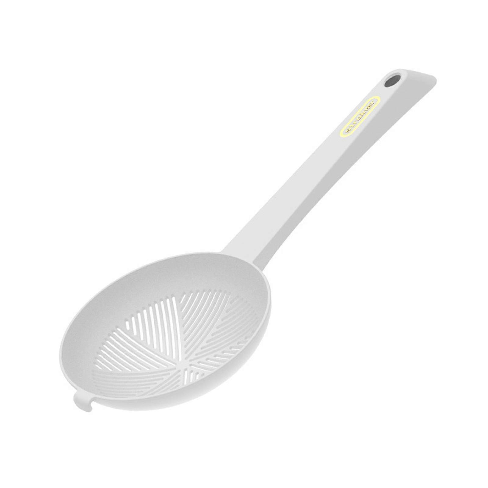 Plastic Colander Food Strainer Noodle Vegetable Strainer Long Handle Antiskid