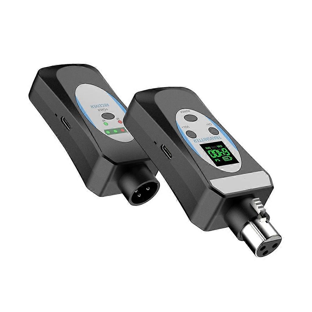 UHF Wireless Microphone System Transmitter Receiver 50M Operation Range