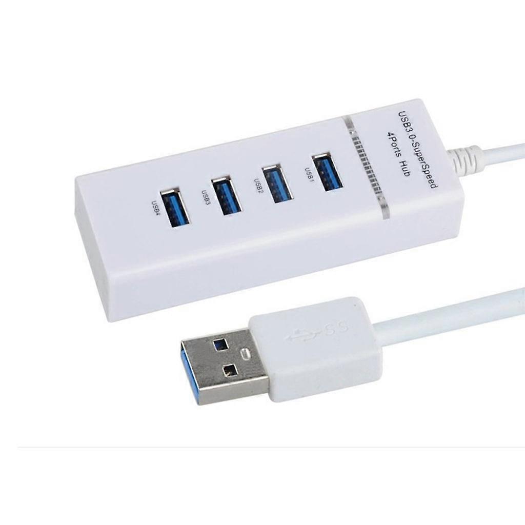USB 3.0/2.0 Splitter 4 Port USB Hub Power Adapter High-speed Transmission