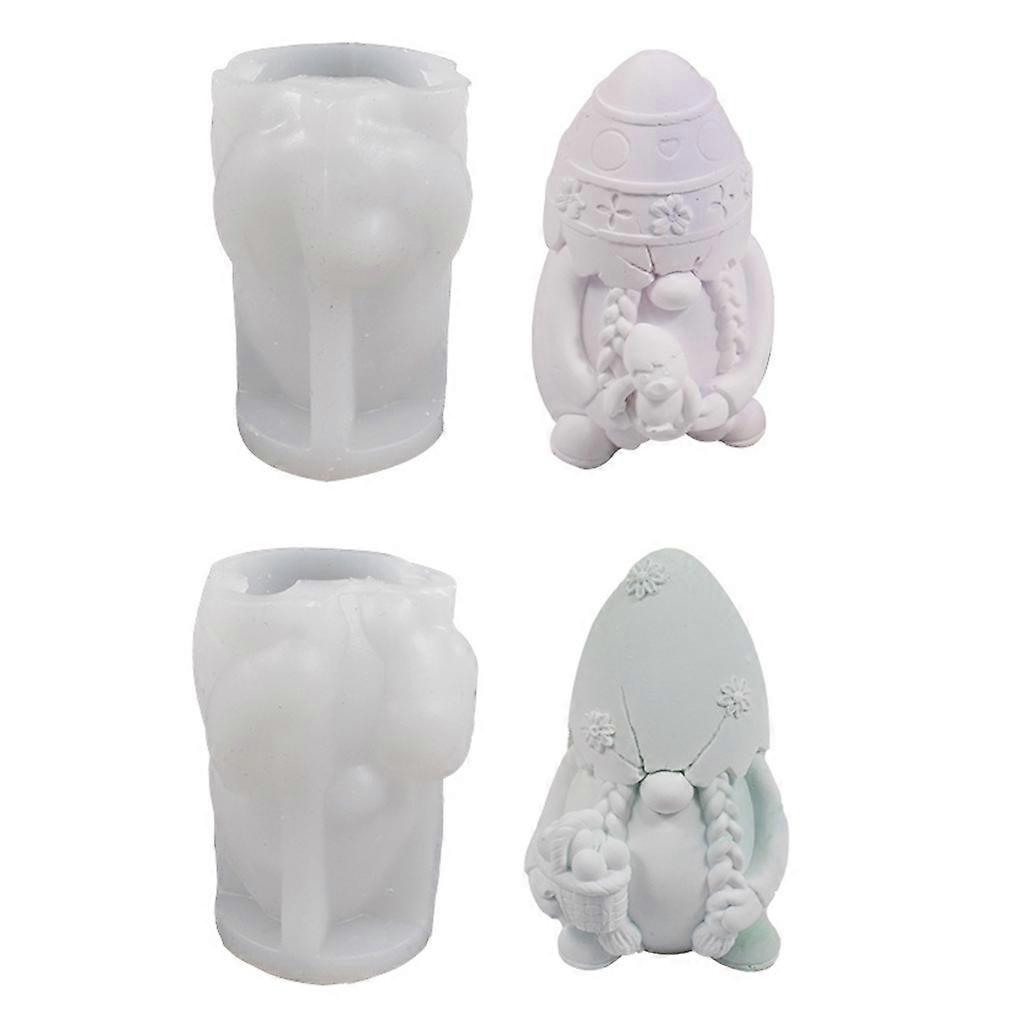 Eggshell Dwarf Epoxy Silicone Mold Candle Mold Gnome Decorative Crafts Mold