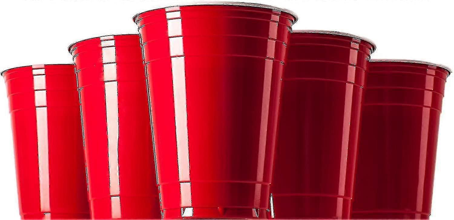 Large-scale Reusable Red Cup-50 450 Ml - MXBC