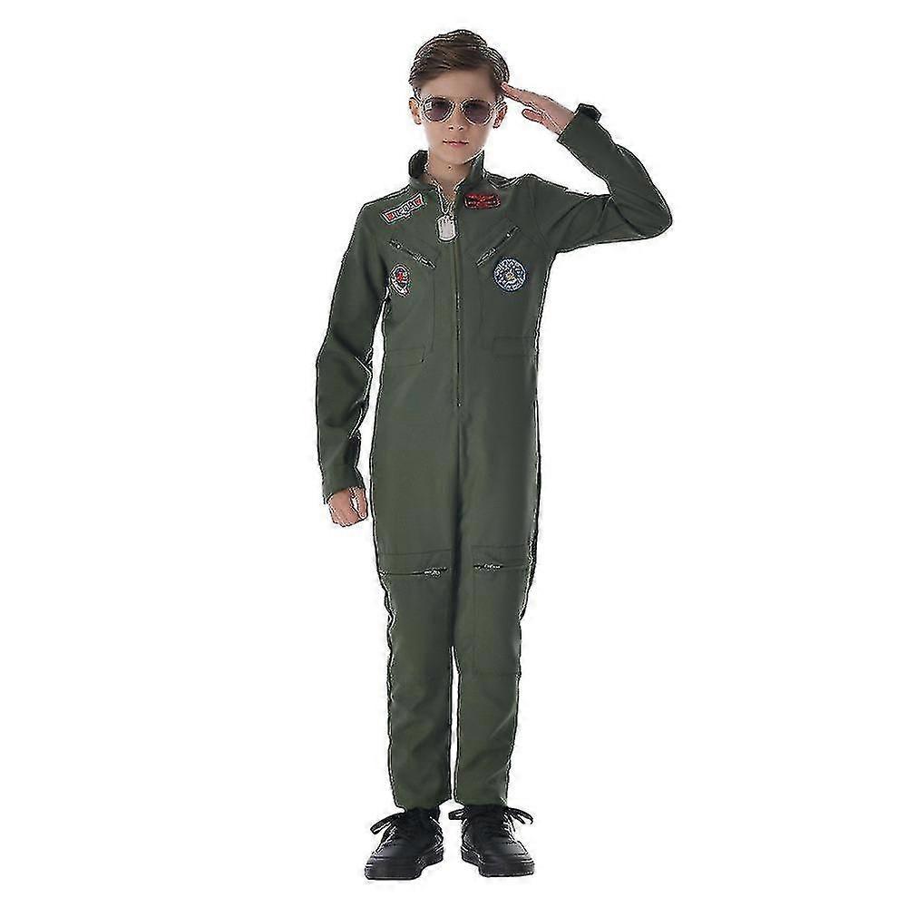 Ny jul Top Gun Pilot Uniform Bar Party Games Group Performance Stage Suit
