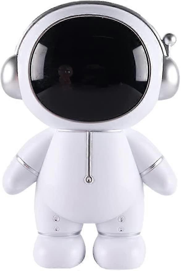 Astronaute Figurine Décor Desktop Statue (argent)