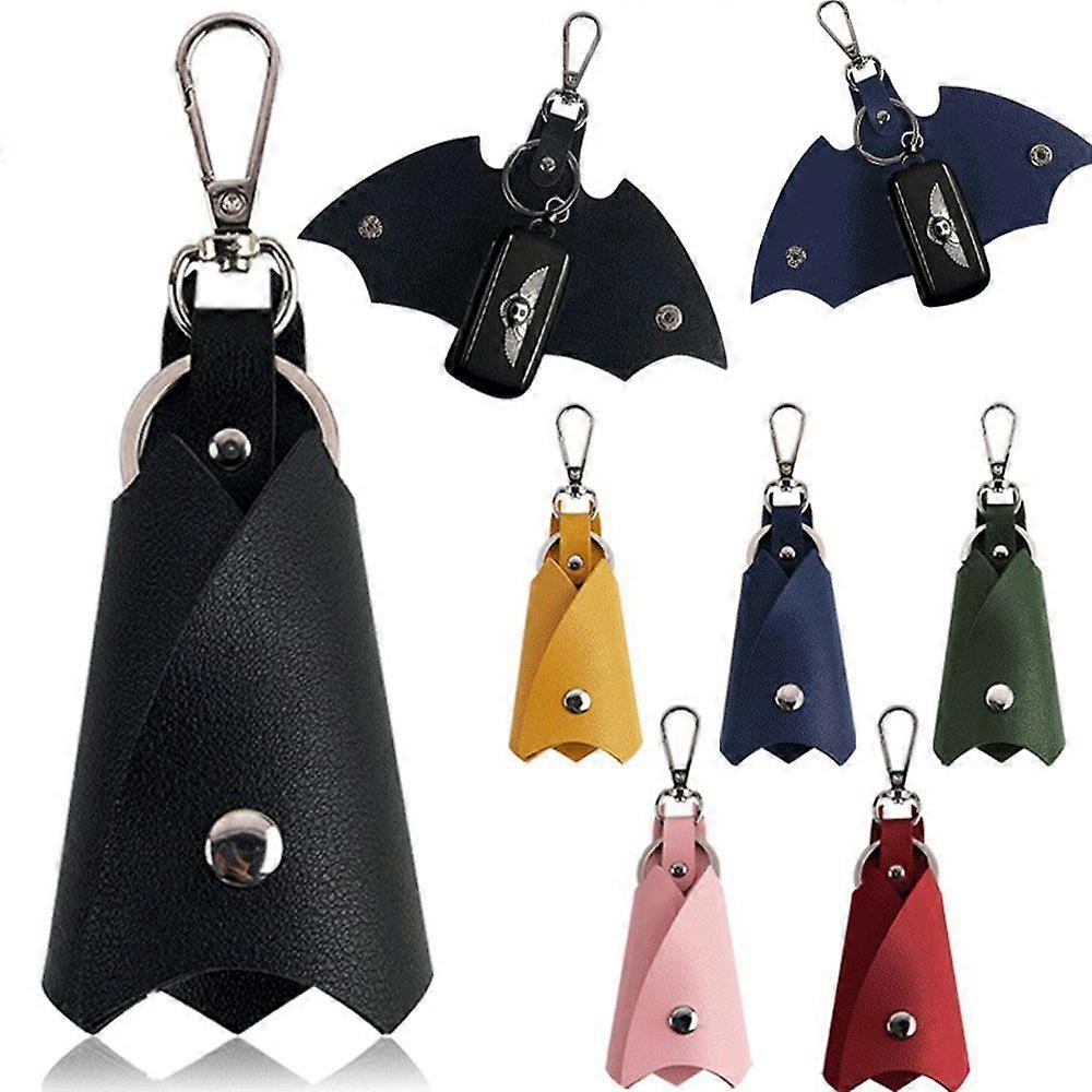 Windbreaker Shape Læder nøglering Mænd Kvinder Key Holder Organizer Pose Split Car Key Wallet Housekeeper Key Case Mini Card Bag