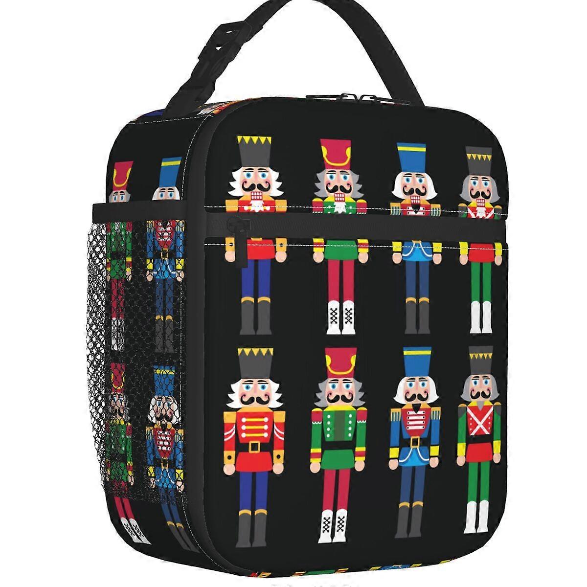 Nutcracker Ballet Dancer Geantă de prânz izolată termic pentru femei Resuable Lunch Tote pentru camping în aer liber Călătorie Multifuncțională Cutie de mâncare