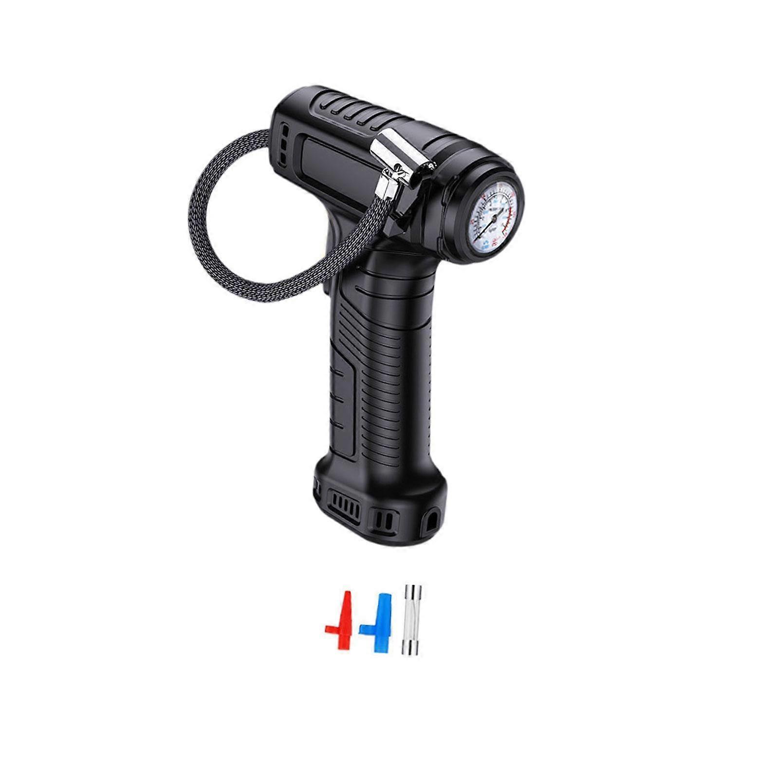 Handheld Cordless Vehicle Tire Inflator Versatile for Car Motorcycles 150PSI Mechanical Pointer